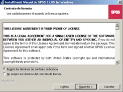 Contrato de SPSS