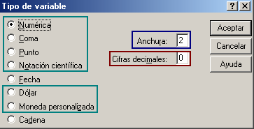 Decimales en las variables de SPSS
