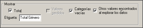 Activar Totales en las tablas personalizadas de spss